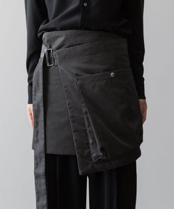 VEIN-ヴェインのPIGMENT PRINTED NY TWILL WRAP SKIRT BAGのBLACK公式通販サイトsession福岡セレクトショップ