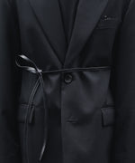 画像をギャラリービューアに読み込む, ssstein(シュタイン)のOVERSIZED SINGLE BREASTED LONG JACKET - BLACKの公式通販サイトsession福岡セレクトショップ
