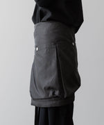 画像をギャラリービューアに読み込む, VEIN-ヴェインのPIGMENT PRINTED NY TWILL WRAP SKIRT BAGのBLACK公式通販サイトsession福岡セレクトショップ
