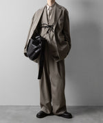 画像をギャラリービューアに読み込む, ssstein(シュタイン)のTWIST SEAM WIDE EASY TROUSERS - TAUPE BEIGEの公式通販サイトsession福岡セレクトショップ
