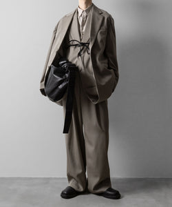 ssstein(シュタイン)のTWIST SEAM WIDE EASY TROUSERS - TAUPE BEIGEの公式通販サイトsession福岡セレクトショップ