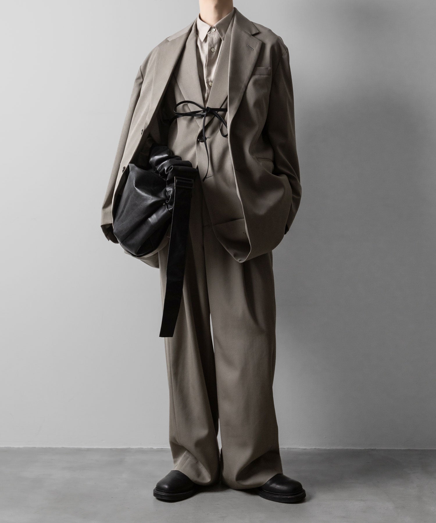 ssstein(シュタイン)のOVERSIZED LAYERED COMBINATION JACKET - TAUPE BEIGEの公式通販サイトsession福岡セレクトショップ