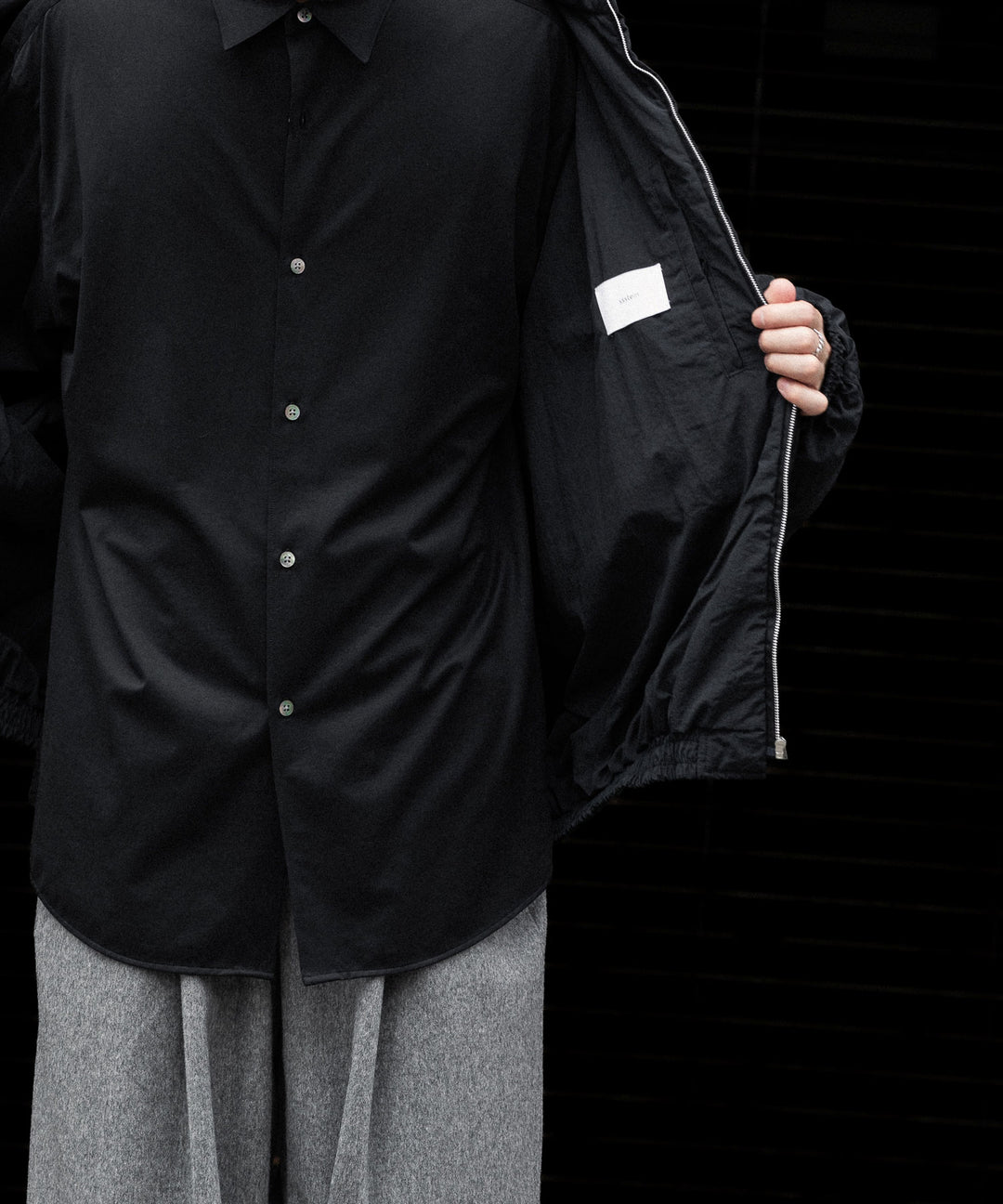 ssstein(シュタイン)のRECYCLED NYLON PADDED JACKET - BLACKの公式通販サイトsession福岡セレクトショップ