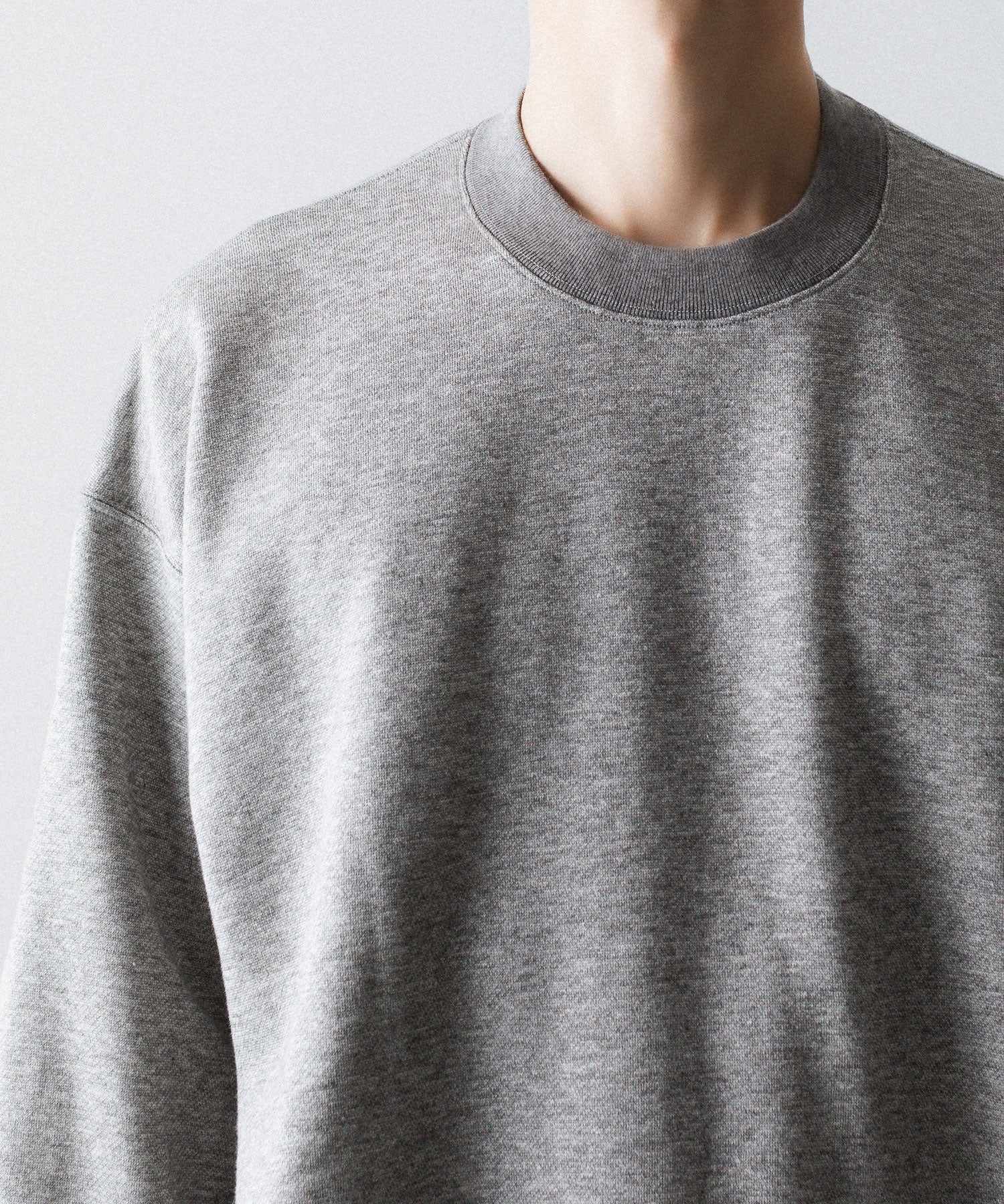 ssstein(シュタイン)のYAK/COTTON SWEAT LS - TOP GREYの公式通販サイトsession福岡セレクトショップ