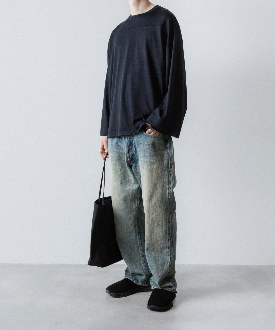 INTÉRIM(インテリム)のSHABBY VINTAGE "1947XX" SHUTTLE DENIM TROUSERS - S.NAVYの公式通販サイトsession福岡セレクトショップ