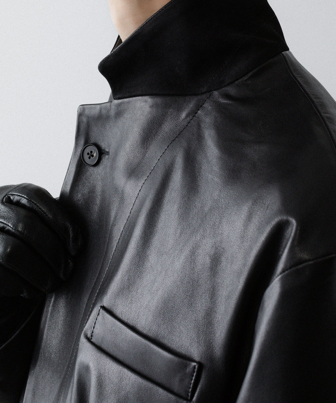 ssstein(シュタイン)のLAMBS LEATHER HALF COAT - BLACKの公式通販サイトsession福岡セレクトショップ