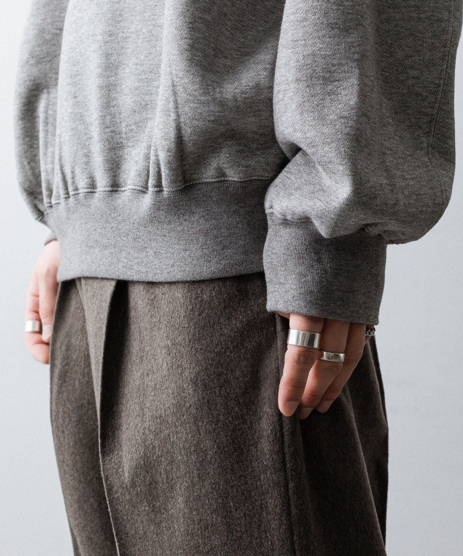 ssstein(シュタイン)のYAK/COTTON SWEAT LS - TOP GREYの公式通販サイトsession福岡セレクトショップ