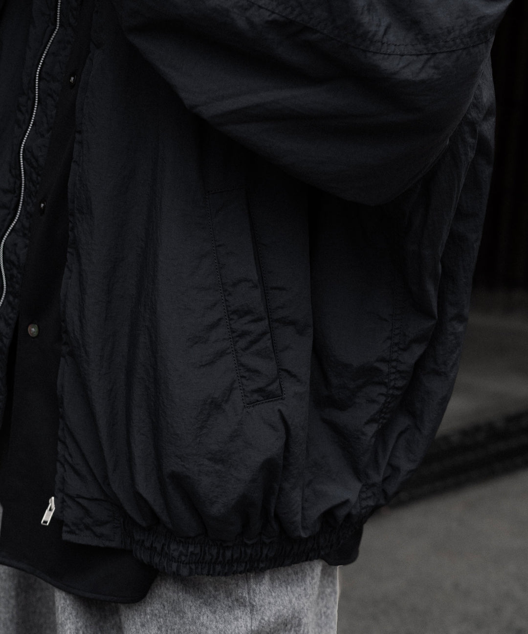 ssstein(シュタイン)のRECYCLED NYLON PADDED JACKET - BLACKの公式通販サイトsession福岡セレクトショップ