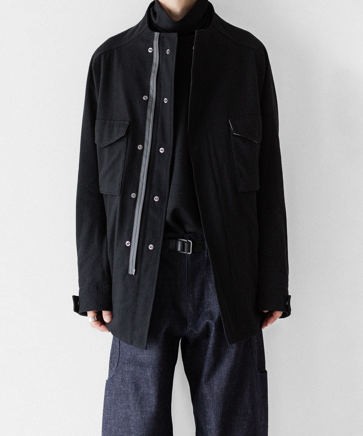 【OPPOSE DUALITY】M-65 WOOL - BLACK