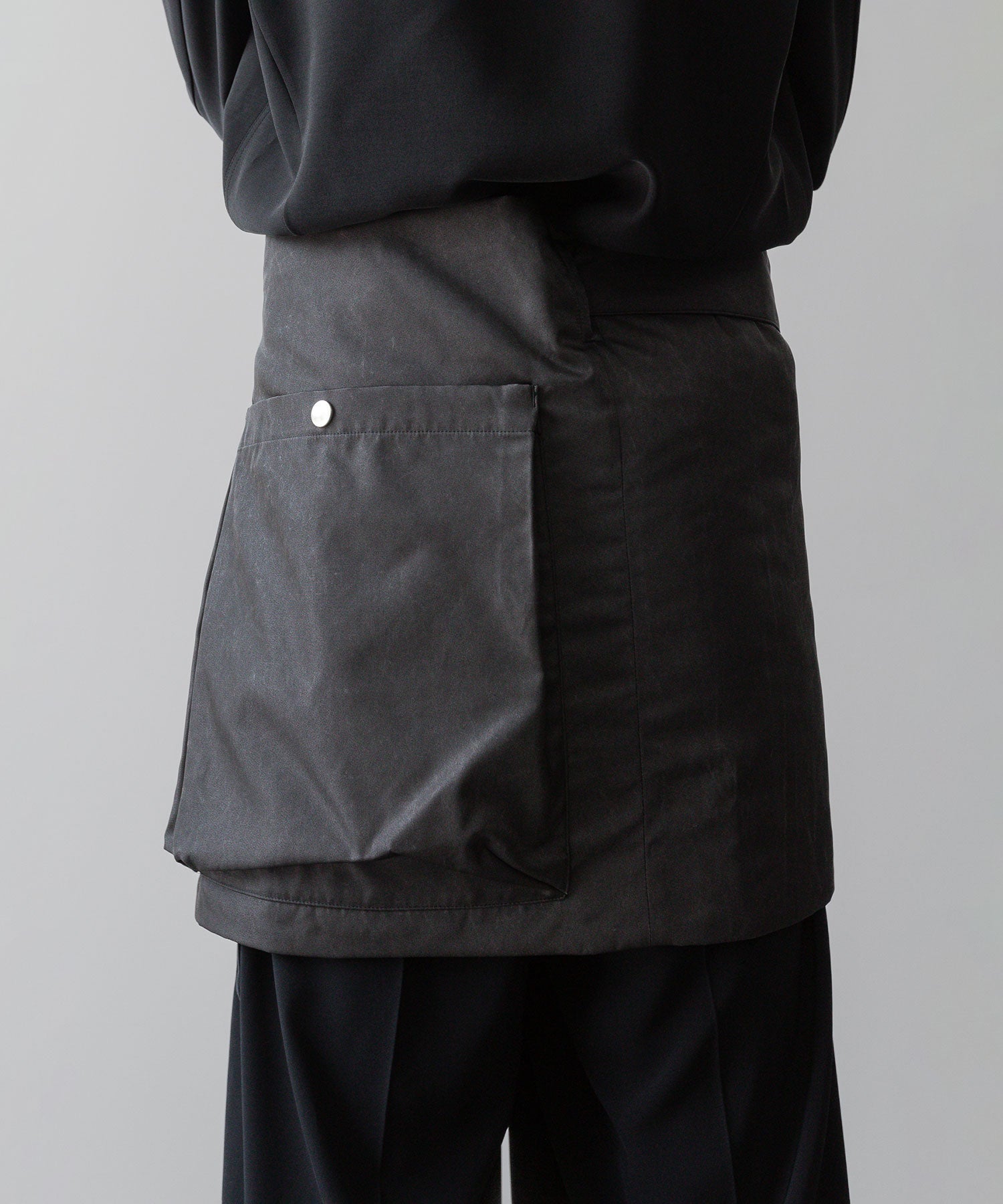 VEIN-ヴェインのPIGMENT PRINTED NY TWILL WRAP SKIRT BAGのBLACK公式通販サイトsession福岡セレクトショップ