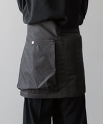 画像をギャラリービューアに読み込む, VEIN-ヴェインのPIGMENT PRINTED NY TWILL WRAP SKIRT BAGのBLACK公式通販サイトsession福岡セレクトショップ
