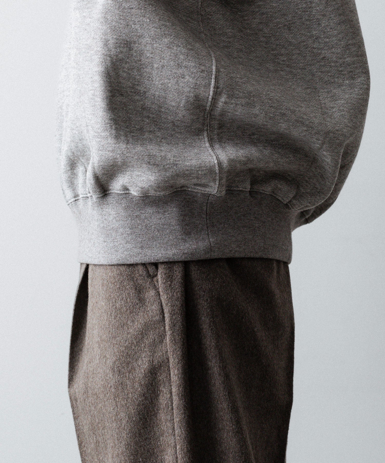 ssstein(シュタイン)のYAK/COTTON SWEAT LS - TOP GREYの公式通販サイトsession福岡セレクトショップ