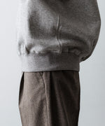 画像をギャラリービューアに読み込む, ssstein(シュタイン)のYAK/COTTON SWEAT LS - TOP GREYの公式通販サイトsession福岡セレクトショップ
