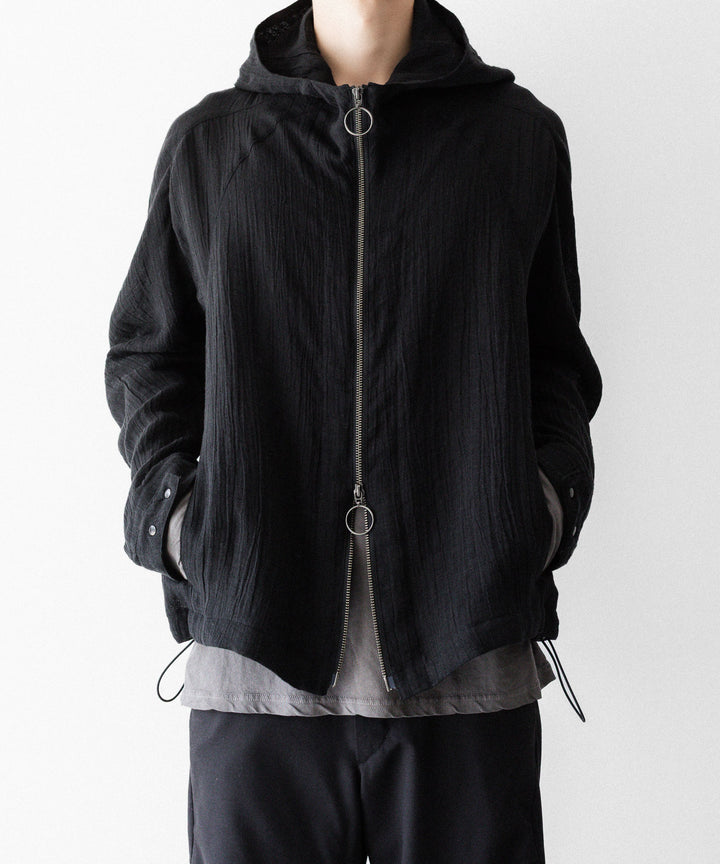 OPPOSE DUALITY オポーズデュアリティのSHORT PARKA LINENのBLACK
公式通販サイトsession福岡セレクトショップ