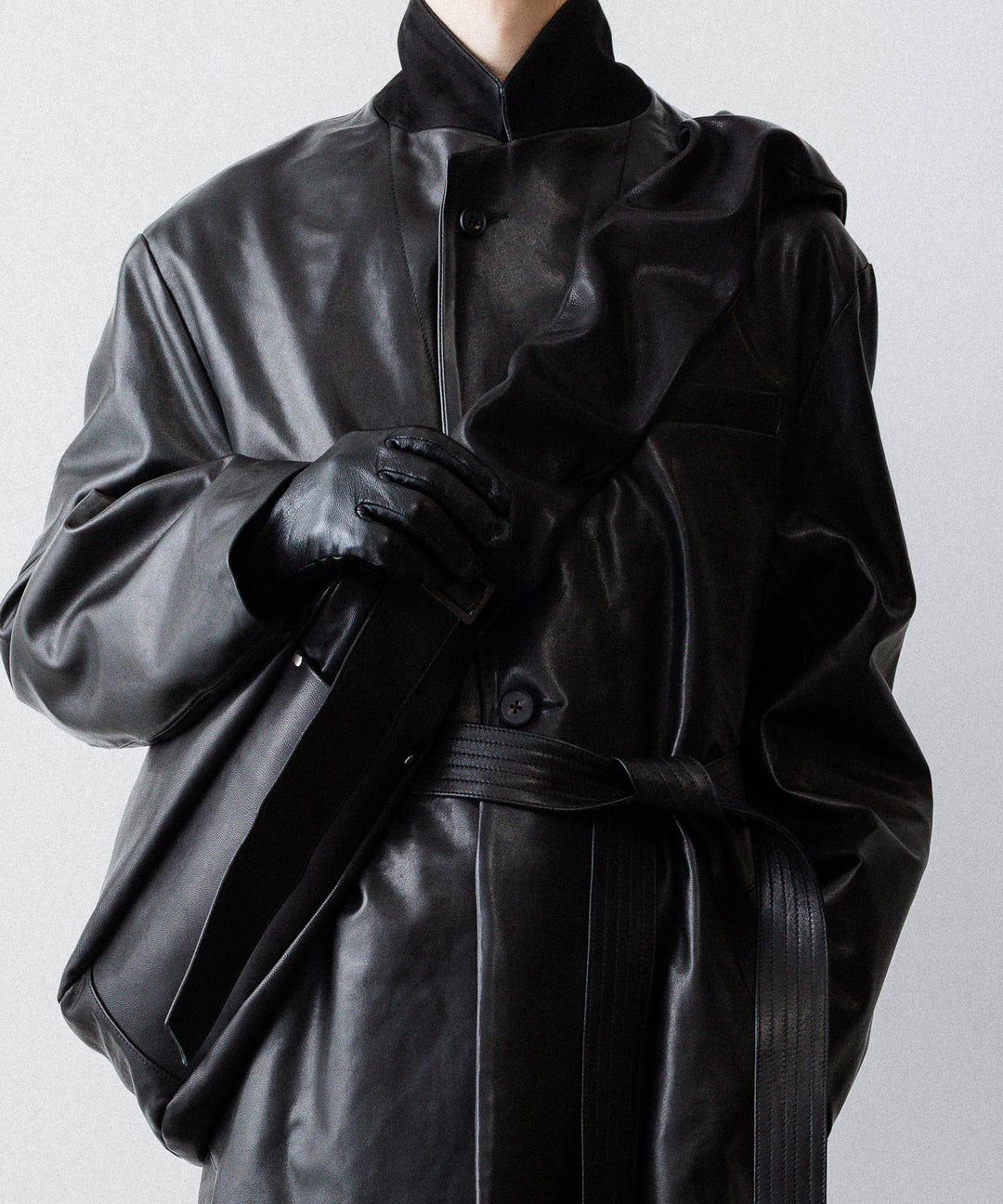 ssstein(シュタイン)のLAMBS LEATHER HALF COAT - BLACKの公式通販サイトsession福岡セレクトショップ