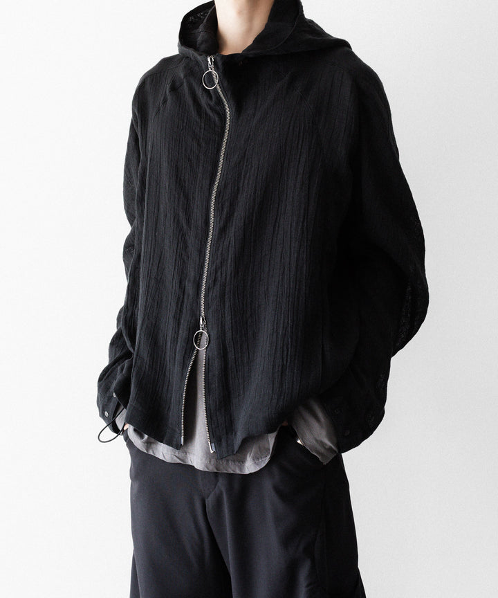OPPOSE DUALITY オポーズデュアリティのSHORT PARKA LINENのBLACK
公式通販サイトsession福岡セレクトショップ