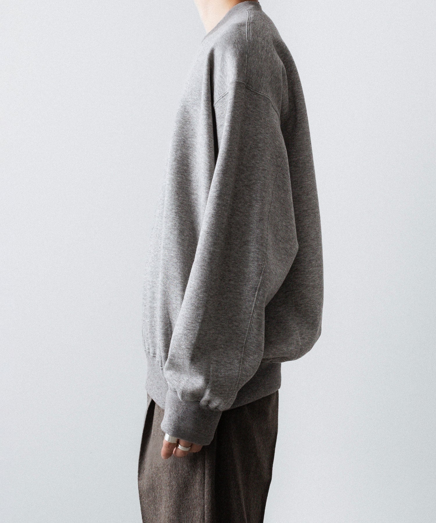 ssstein(シュタイン)のYAK/COTTON SWEAT LS - TOP GREYの公式通販サイトsession福岡セレクトショップ