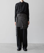 画像をギャラリービューアに読み込む, VEIN-ヴェインのPIGMENT PRINTED NY TWILL WRAP SKIRT BAGのBLACK公式通販サイトsession福岡セレクトショップ
