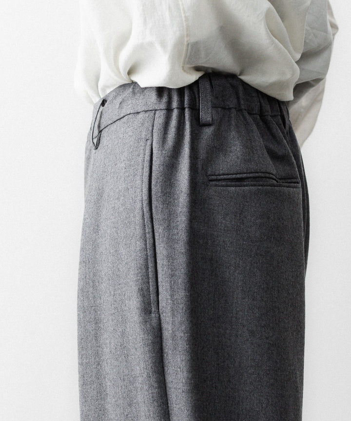 ssstein(シュタイン)のWOOL FLANNEL EASY WIDE TROUSERS - GREYの公式通販サイトsession福岡セレクトショップ