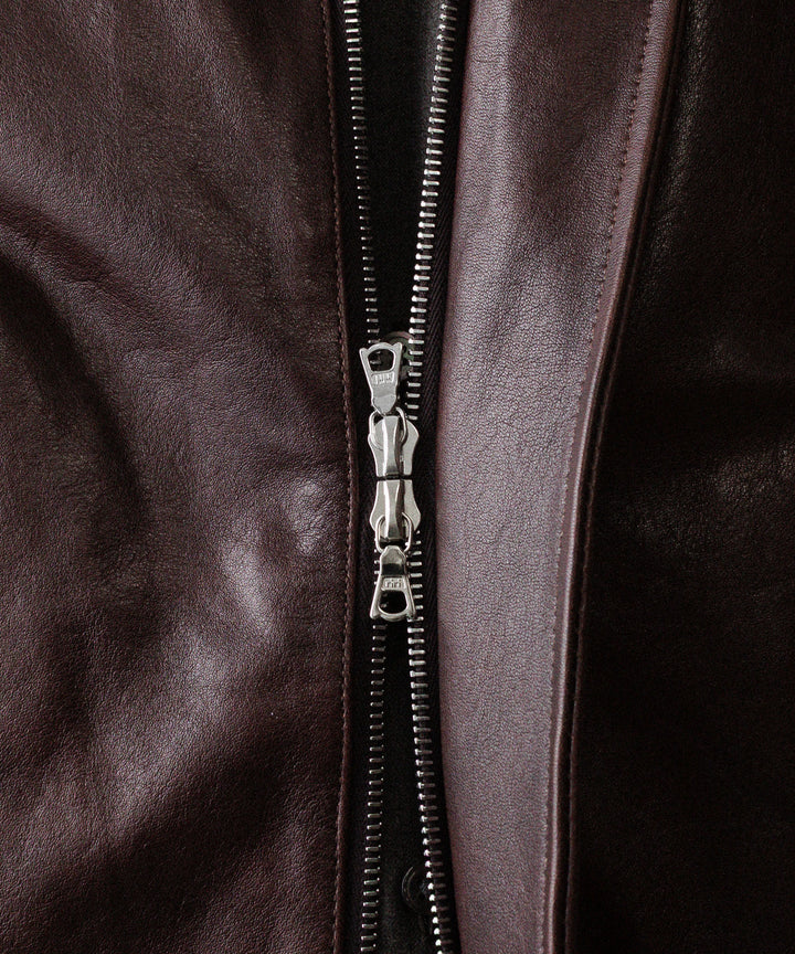 ssstein(シュタイン)のCOW LEATHER VINTAGE ZIP JACKET - BROWNの公式通販サイトsession福岡セレクトショップ