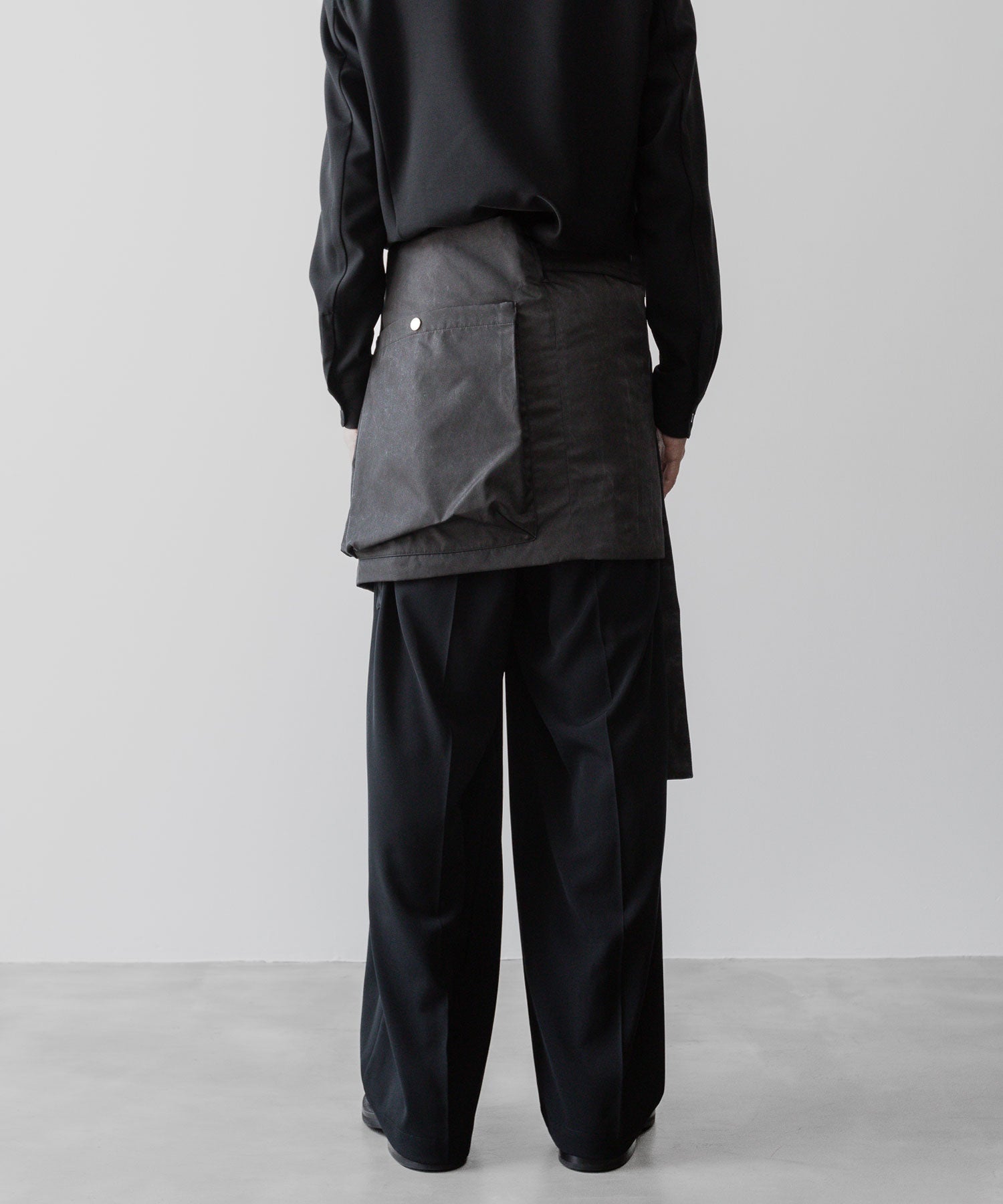 VEIN-ヴェインのPIGMENT PRINTED NY TWILL WRAP SKIRT BAGのBLACK公式通販サイトsession福岡セレクトショップ