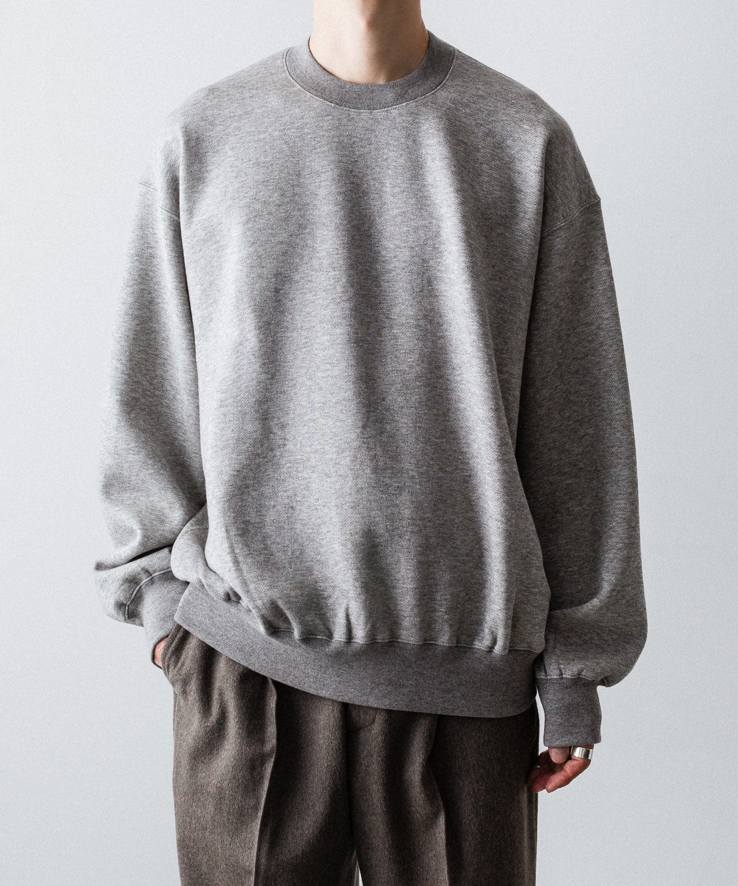 ssstein(シュタイン)のYAK/COTTON SWEAT LS - TOP GREYの公式通販サイトsession福岡セレクトショップ