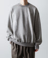 【ssstein】YAK/COTTON SWEAT LS - TOP GREY