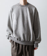 画像をギャラリービューアに読み込む, ssstein(シュタイン)のYAK/COTTON SWEAT LS - TOP GREYの公式通販サイトsession福岡セレクトショップ
