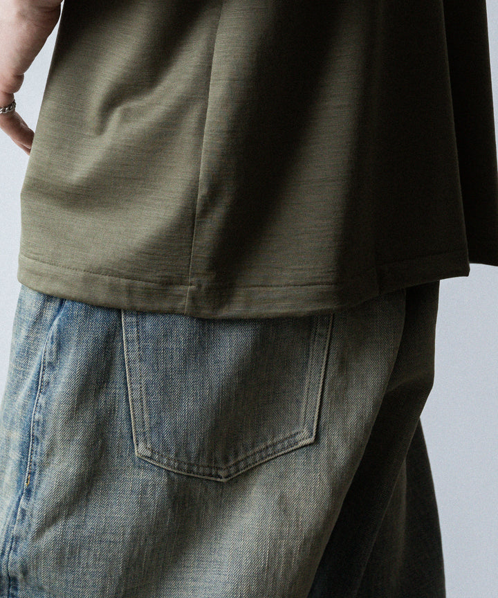 【INTÉRIM】    EXTRA FINE MERINO WOOL JERSEY L/S TEE - SAGE