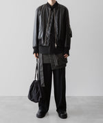 画像をギャラリービューアに読み込む, 【 VEIN 】PIGMENT PRINTED NY TWILL WRAP SKIRT BAG - BLACK
