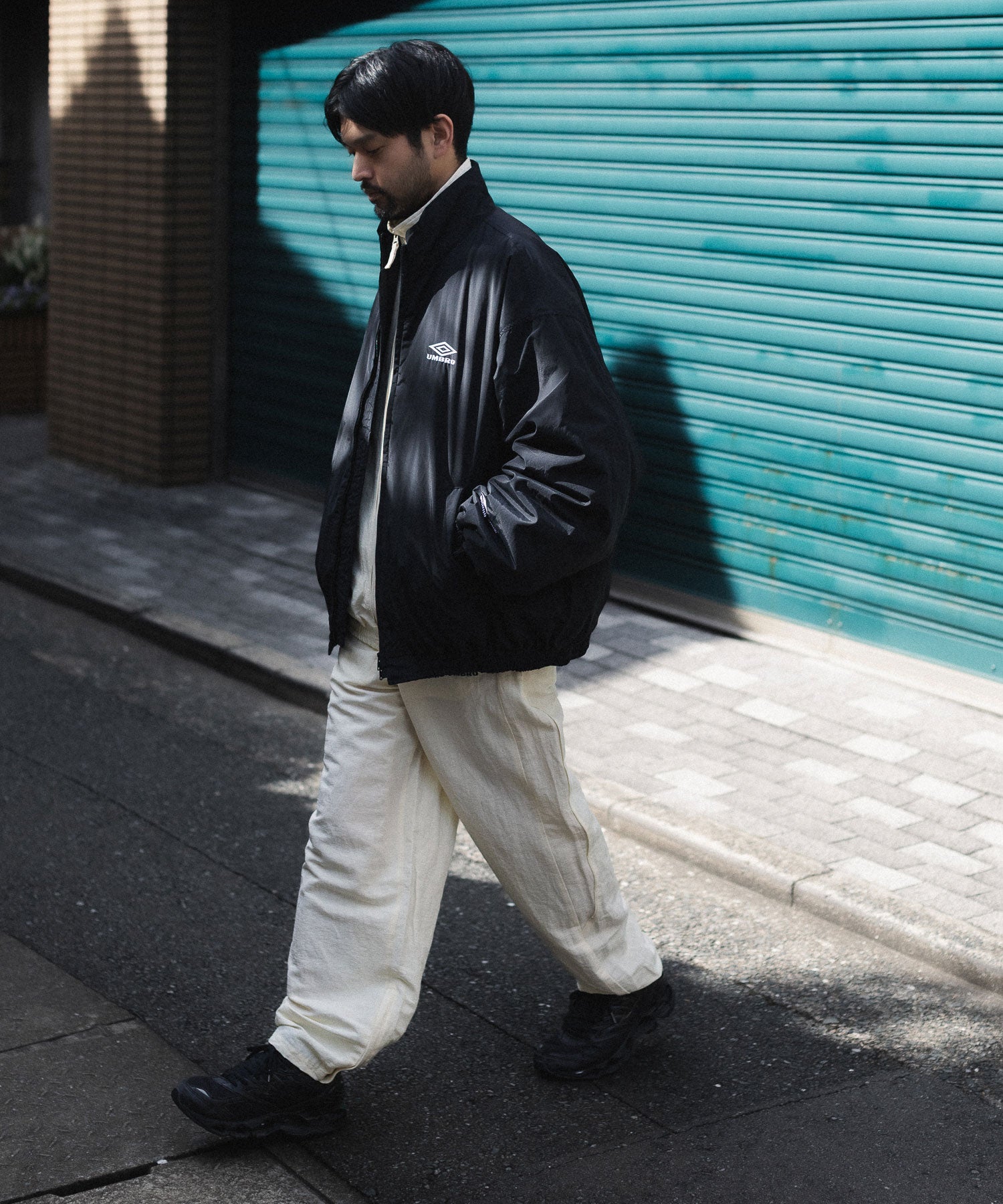 ssstein×UMBRO(シュタイン×アンブロ)のLINEN/NYLON TRACK TROUSERS - IVORYの公式通販サイトsession福岡セレクトショップ