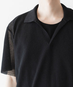 ssstein / シュタイン】PE/RAMIE KNIT SS SKIPPER - BLACK | 公式通販