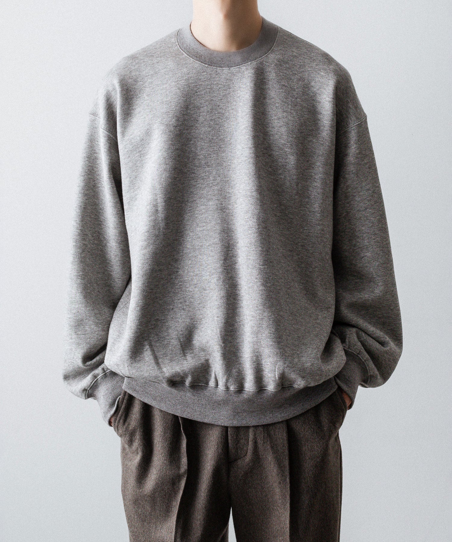 ssstein(シュタイン)のYAK/COTTON SWEAT LS - TOP GREYの公式通販サイトsession福岡セレクトショップ