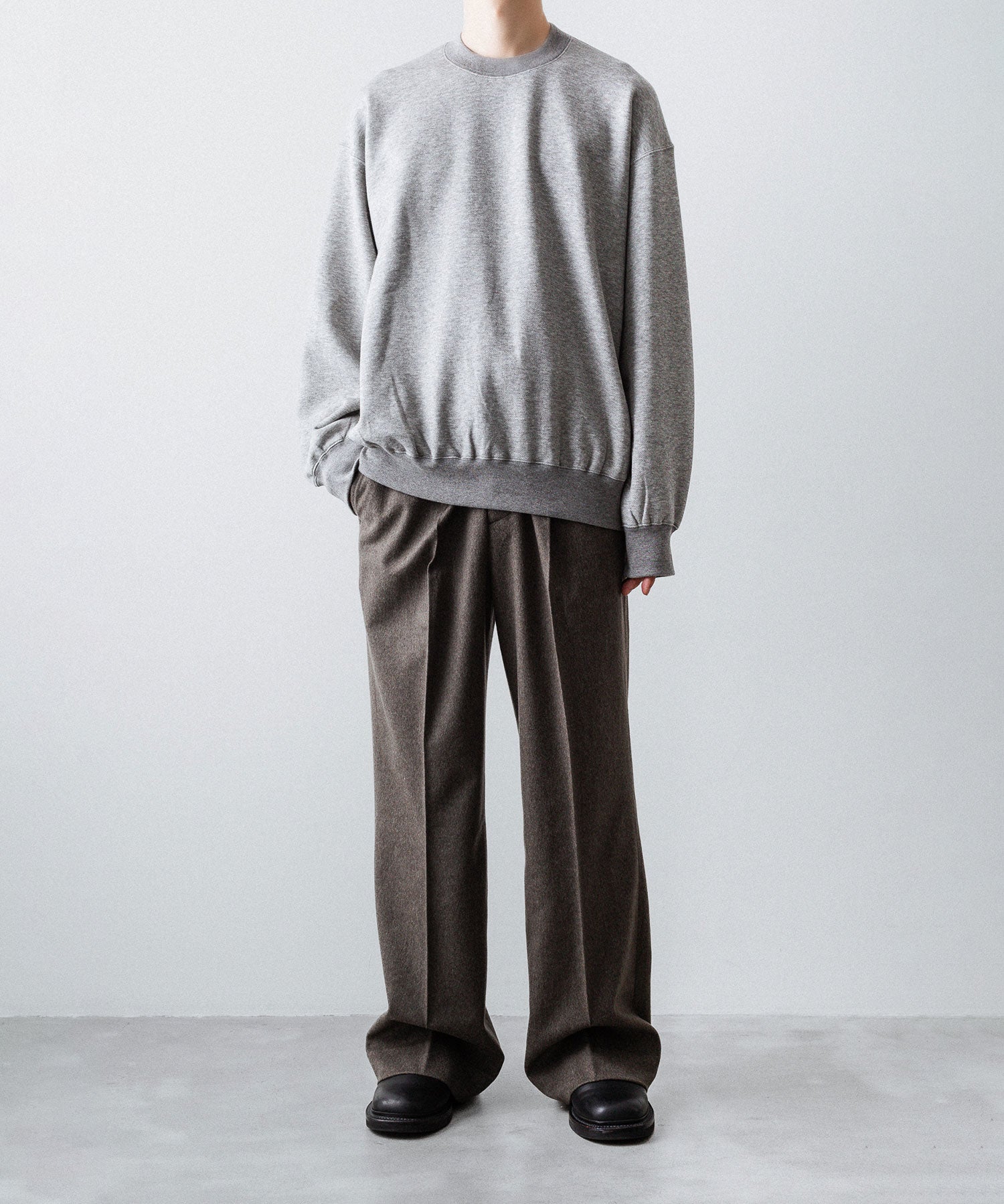 ssstein(シュタイン)のYAK/COTTON SWEAT LS - TOP GREYの公式通販サイトsession福岡セレクトショップ