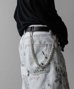 【INTÉRIM】MILK PAINT WWII 1943 HEAVY KIBATA SHUTTLE DENIM JEANS - P.B.WHITE