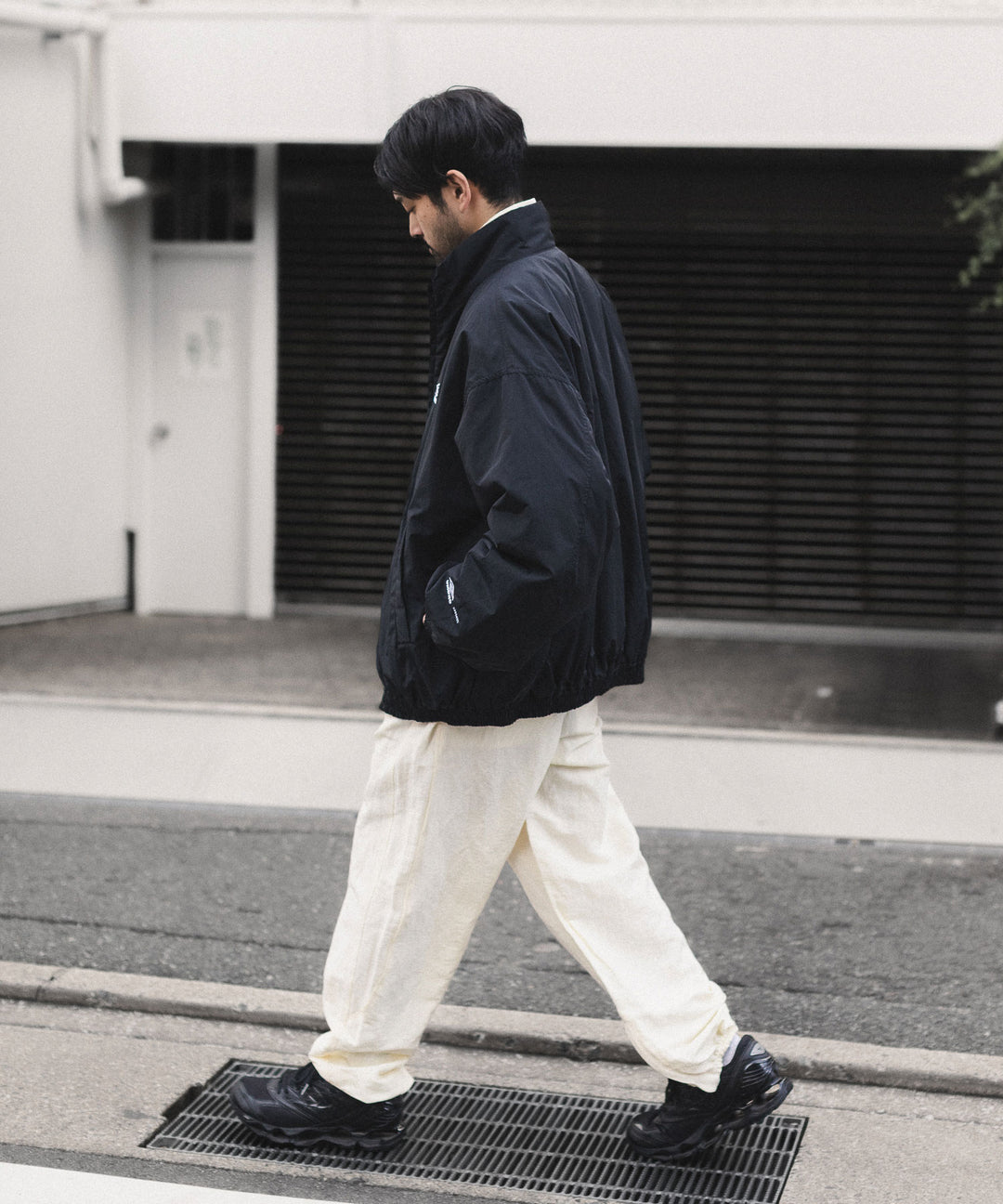 ssstein×UMBRO(シュタイン×アンブロ)のLINEN/NYLON TRACK TROUSERS - IVORYの公式通販サイトsession福岡セレクトショップ