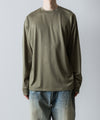 【INTÉRIM】    EXTRA FINE MERINO WOOL JERSEY L/S TEE - SAGE