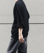 画像をギャラリービューアに読み込む, WWW - WRAPINKNOT wool wearのS/S BLOUSING TOPSのBLACK 公式通販サイトsession福岡セレクトショップ
