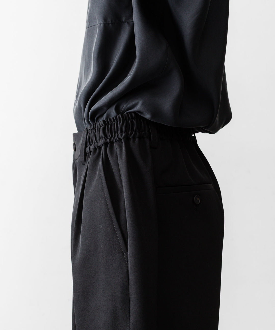 ssstein(シュタイン)のWIDE EASY SHORT TROUSERS - BLACKの公式通販サイトsession福岡セレクトショップ