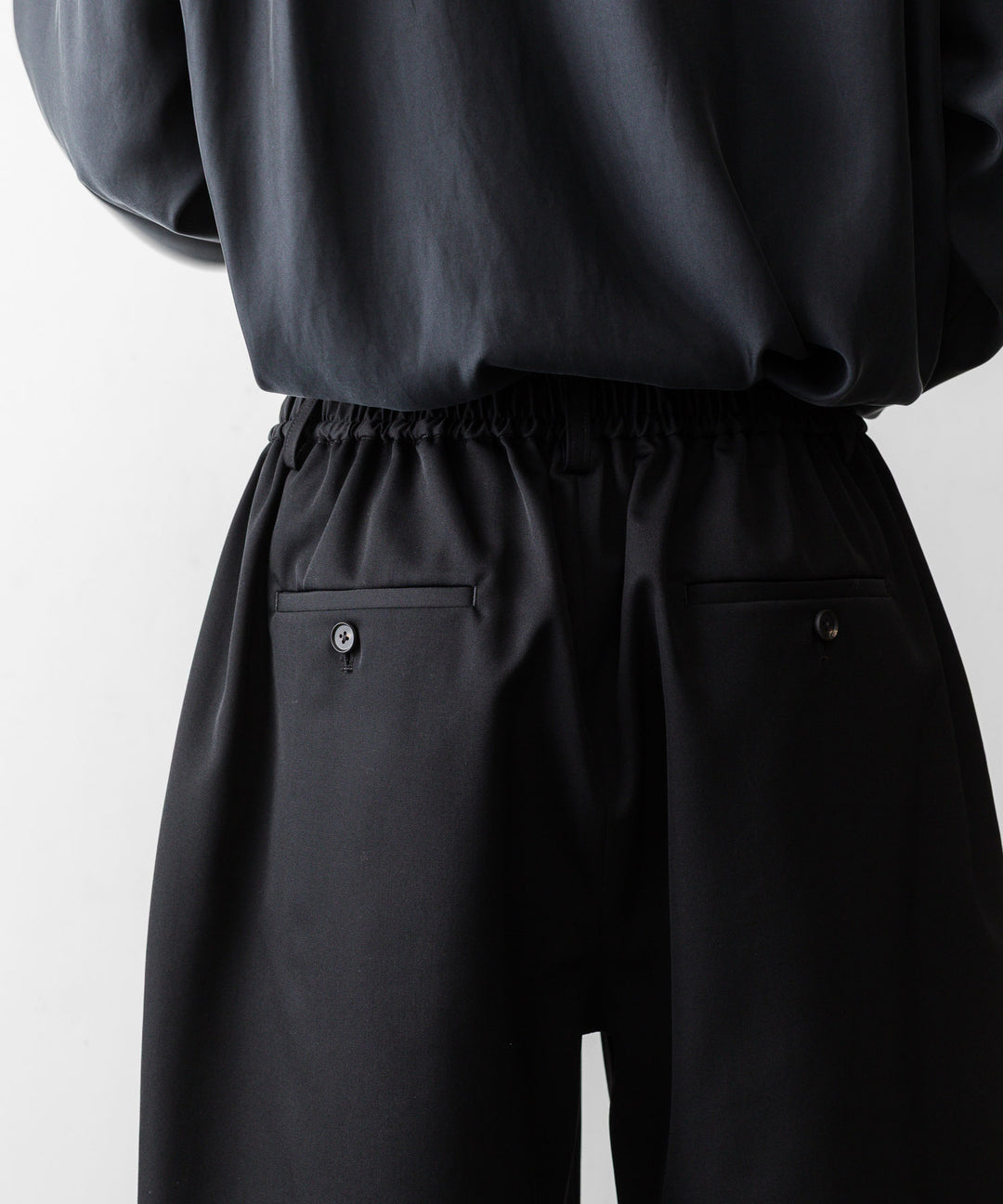 ssstein(シュタイン)のWIDE EASY SHORT TROUSERS - BLACKの公式通販サイトsession福岡セレクトショップ