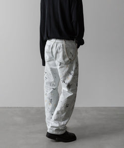 【INTÉRIM】MILK PAINT WWII 1943 HEAVY KIBATA SHUTTLE DENIM JEANS - P.B.WHITE