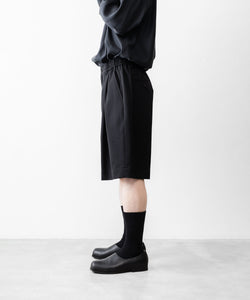 ssstein / シュタイン】WIDE EASY SHORT TROUSERS - BLACK | 公式通販