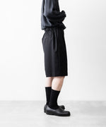 画像をギャラリービューアに読み込む, ssstein(シュタイン)のWIDE EASY SHORT TROUSERS - BLACKの公式通販サイトsession福岡セレクトショップ
