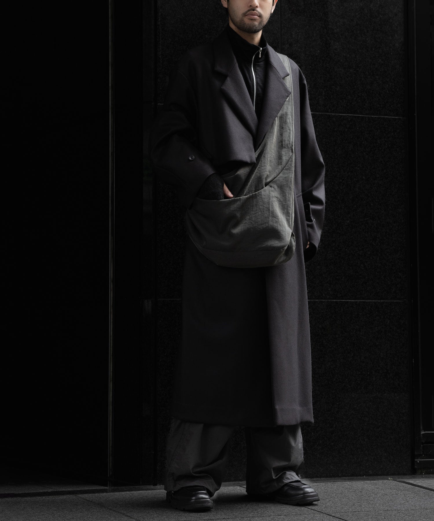 ssstein(シュタイン)の24AWコレクション LAY CHESTER COAT - DARK CHARCOAL 公式通販サイトsession福岡セレクトショップ