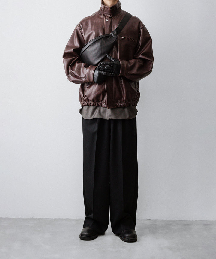ssstein(シュタイン)のCOW LEATHER VINTAGE ZIP JACKET - BROWNの公式通販サイトsession福岡セレクトショップ