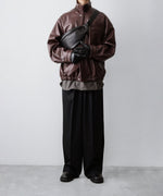 画像をギャラリービューアに読み込む, ssstein(シュタイン)のEXTRA FINE WOOL OVERSIZED REGULAR COLLAR SHIRT - BROWN GREYの公式通販サイトsession福岡セレクトショップ
