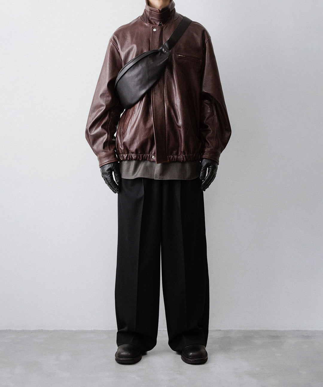 ssstein(シュタイン)のCOW LEATHER VINTAGE ZIP JACKET - BROWNの公式通販サイトsession福岡セレクトショップ