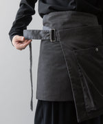 画像をギャラリービューアに読み込む, VEIN-ヴェインのPIGMENT PRINTED NY TWILL WRAP SKIRT BAGのBLACK公式通販サイトsession福岡セレクトショップ
