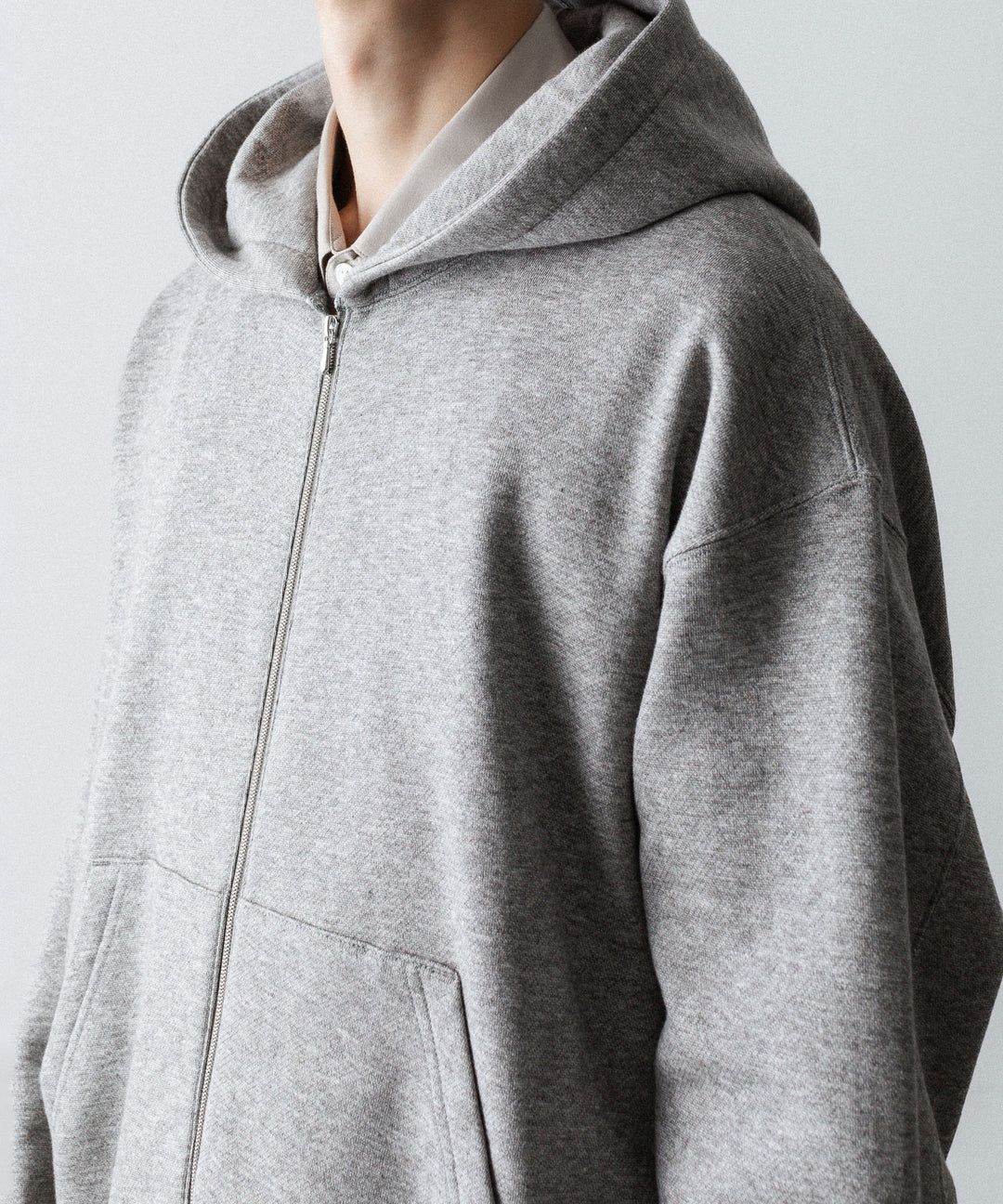 ssstein(シュタイン)のYAK/COTTON SWEAT ZIP HOODY - TOP GREYの公式通販サイトsession福岡セレクトショップ