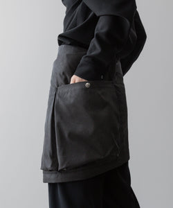 VEIN-ヴェインのPIGMENT PRINTED NY TWILL WRAP SKIRT BAGのBLACK公式通販サイトsession福岡セレクトショップ